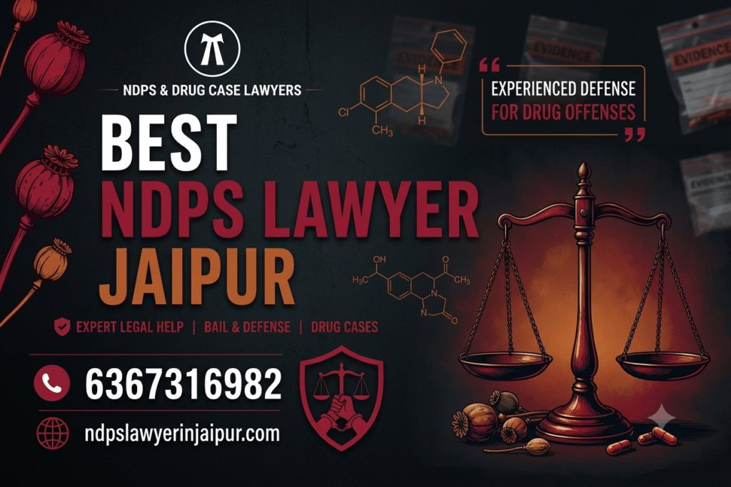 Best NDPS Lawyer in Jaipur | Experienced NDPS Bail Advocate